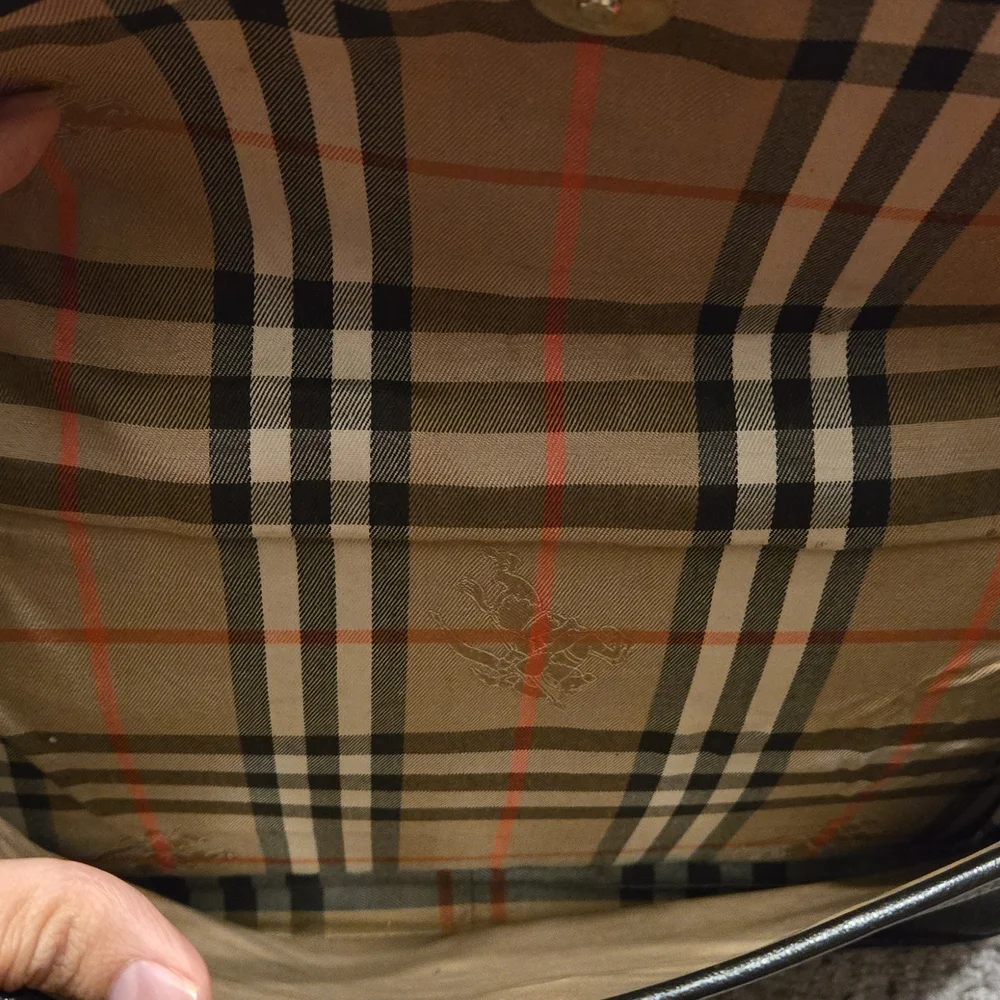 Black Leather Men's Bag